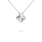 [Shinejoy] COLLIER CLOVER 15MM LASER ARGENT