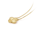[Shinejoy]CLOVER 15MM LASER NECKLACE