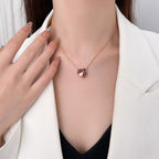 [Shinejoy]LUCKY  CARNELIANS LADYBUG NECKLACE