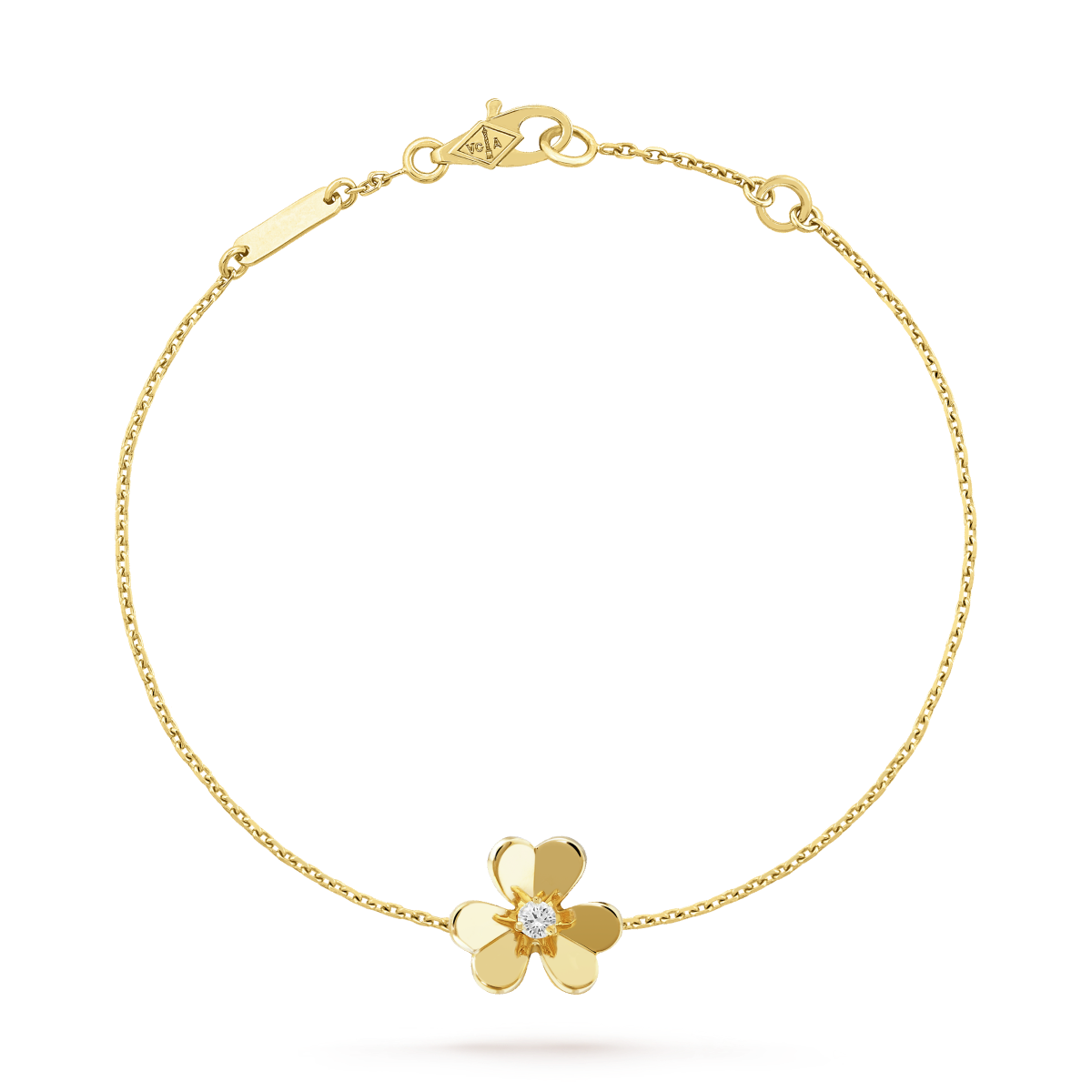 [Shinejoy]FRIVOLE GOLD FLOWER PINK MALACHITE BRACELET