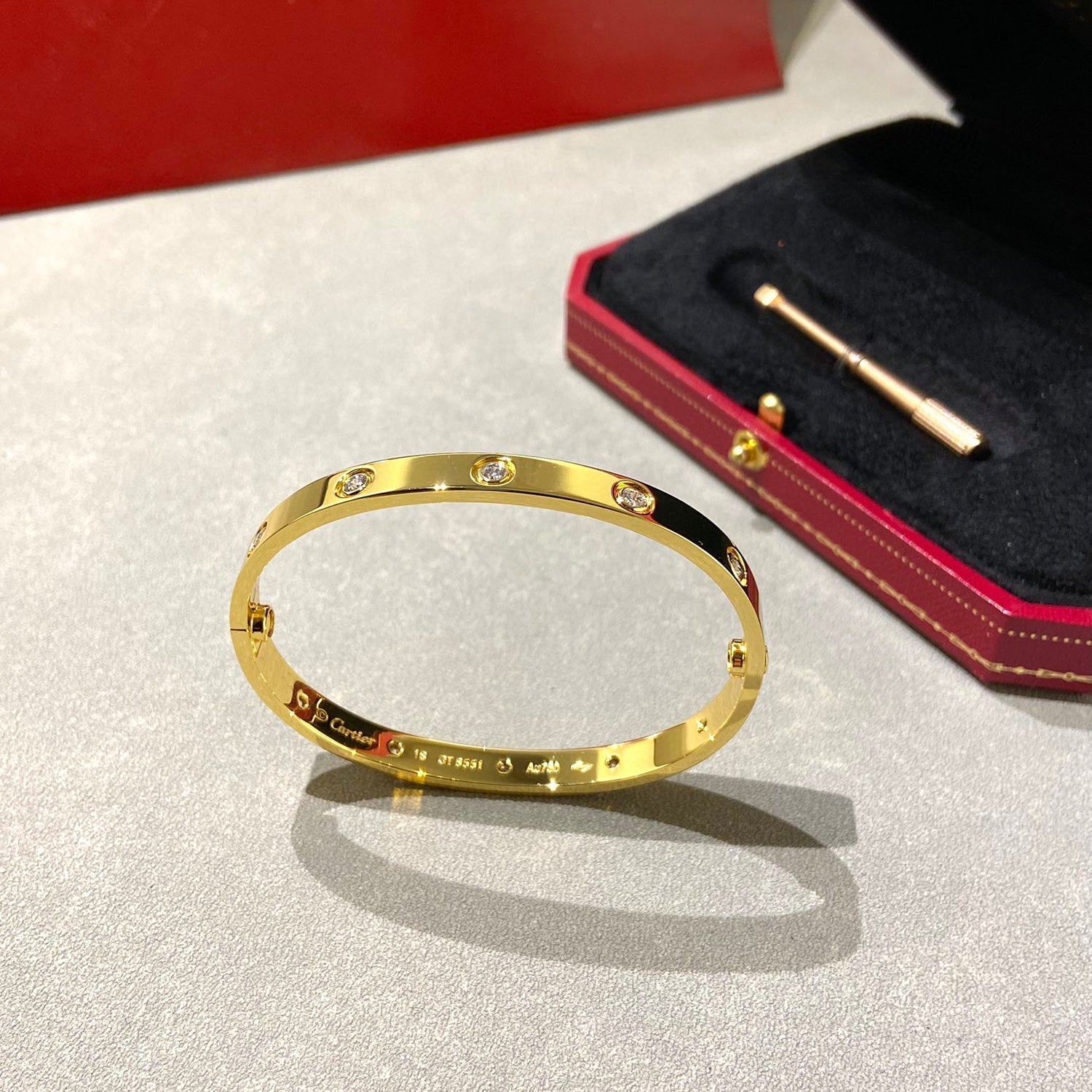 [Shinejoy]LOVE BRACELET 6.1MM 10 DIAMONDS