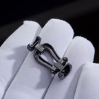 [Shinejoy]FORCE GRANDE SÉRIE FER À CHEVAL BRACELET SAMOURAÏ NOIR