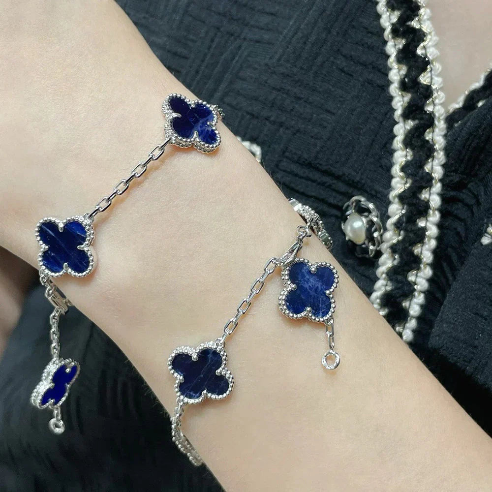 [⭐Shinejoy]CLOVER 5 MOTIF PIETERSITE BRACELET COLLECTION