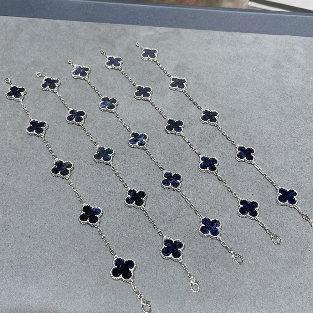 [⭐Shinejoy]CLOVER 5 MOTIF PIETERSITE BRACELET COLLECTION