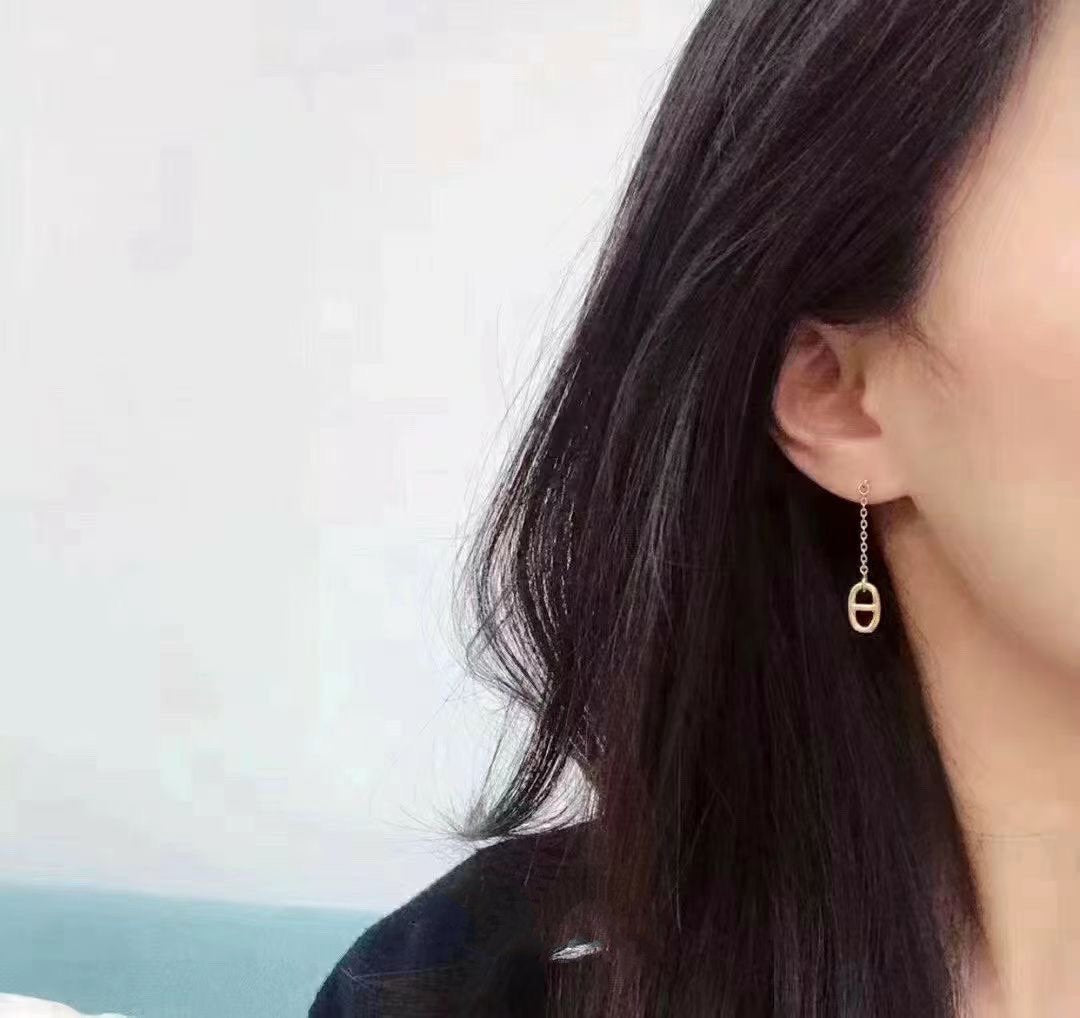 [Shinejoy]CHAINE TASSEL EARRINGS