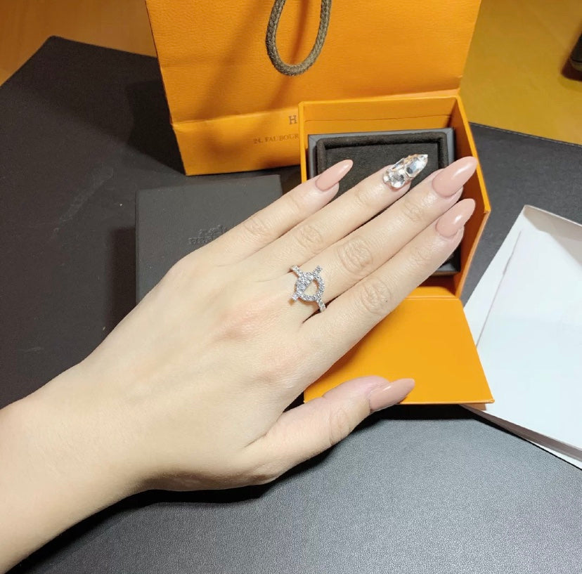 [Shinejoy]ECHAPPEE RING SILVER DIAMOND