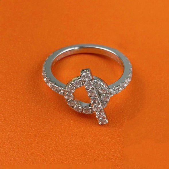 [Shinejoy]ECHAPPEE RING SILVER DIAMOND