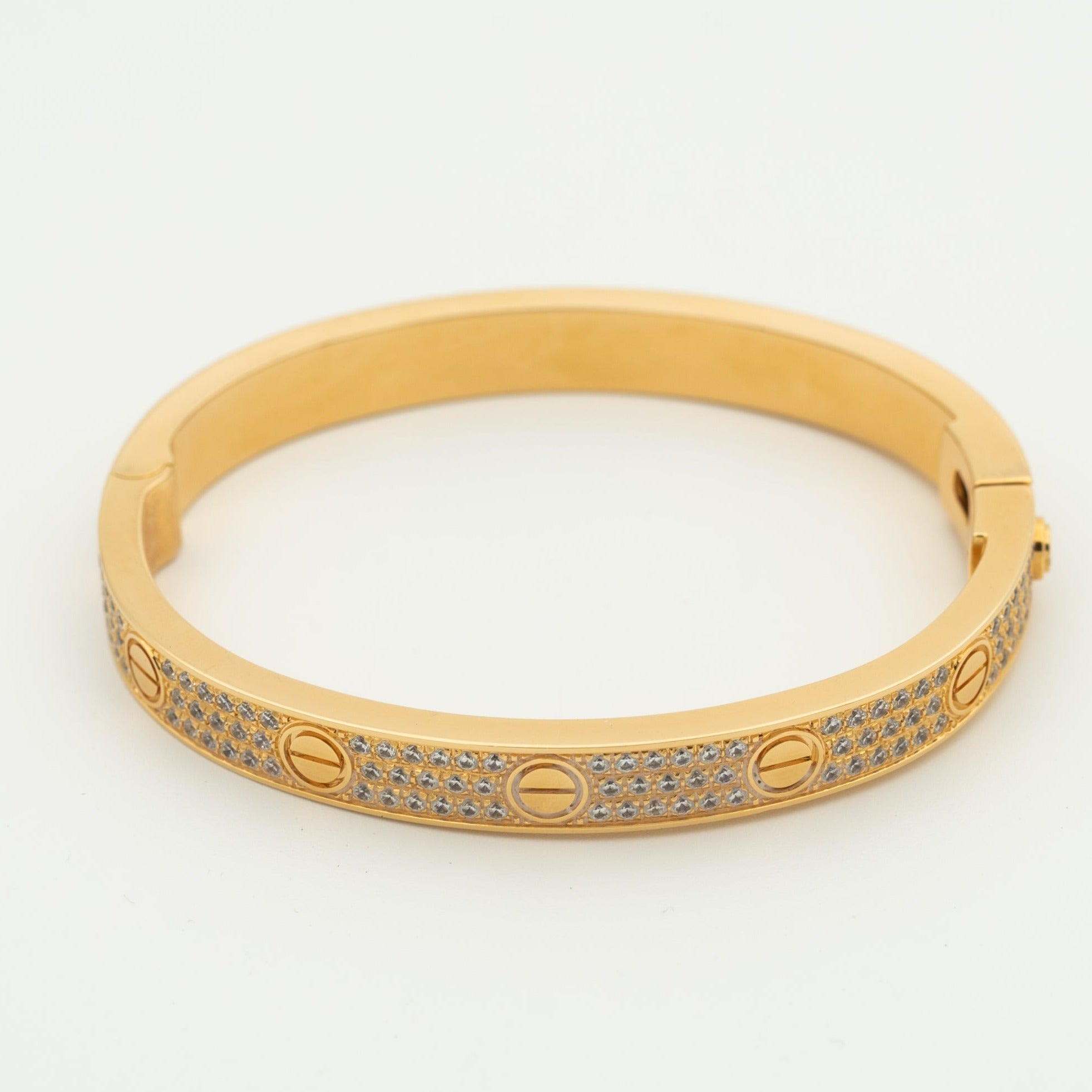 [Shinejoy]LOVE BRACELET 6.1MM DIAMOND-PAVED