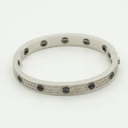 [Shinejoy]LOVE BRACELET 6.1MM DIAMOND-PAVED CERAMIC
