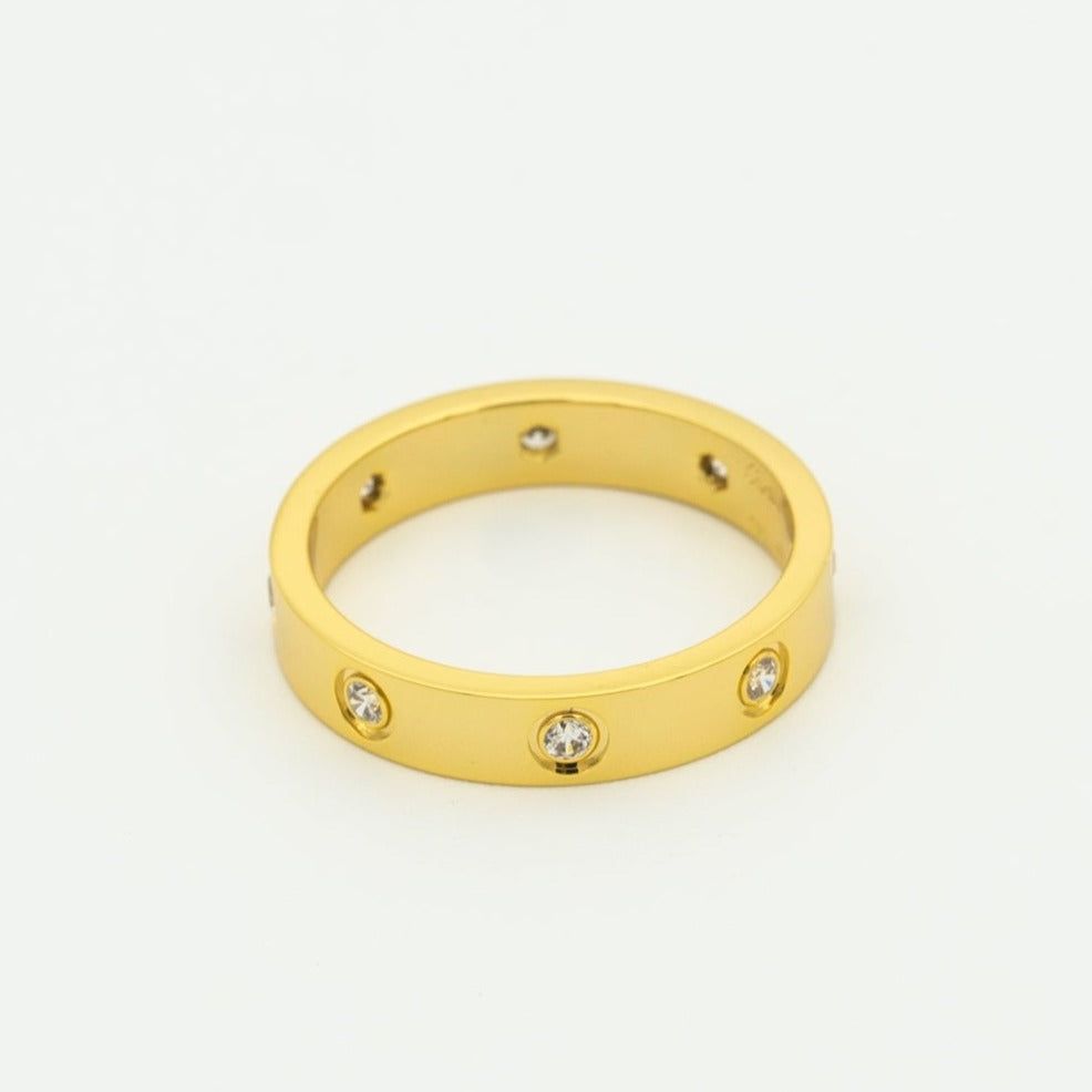[Shinejoy]LOVE RING 3.6MM 8 DIAMONDS