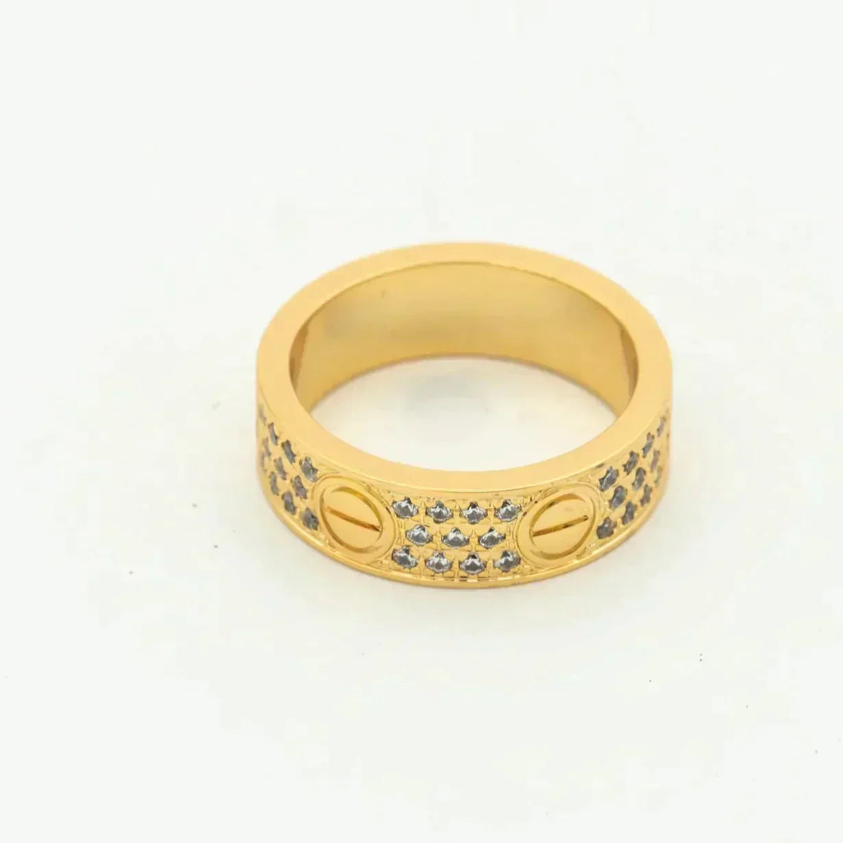 [Shinejoy]LOVE RING 5.5MM DIAMONDS PAVED
