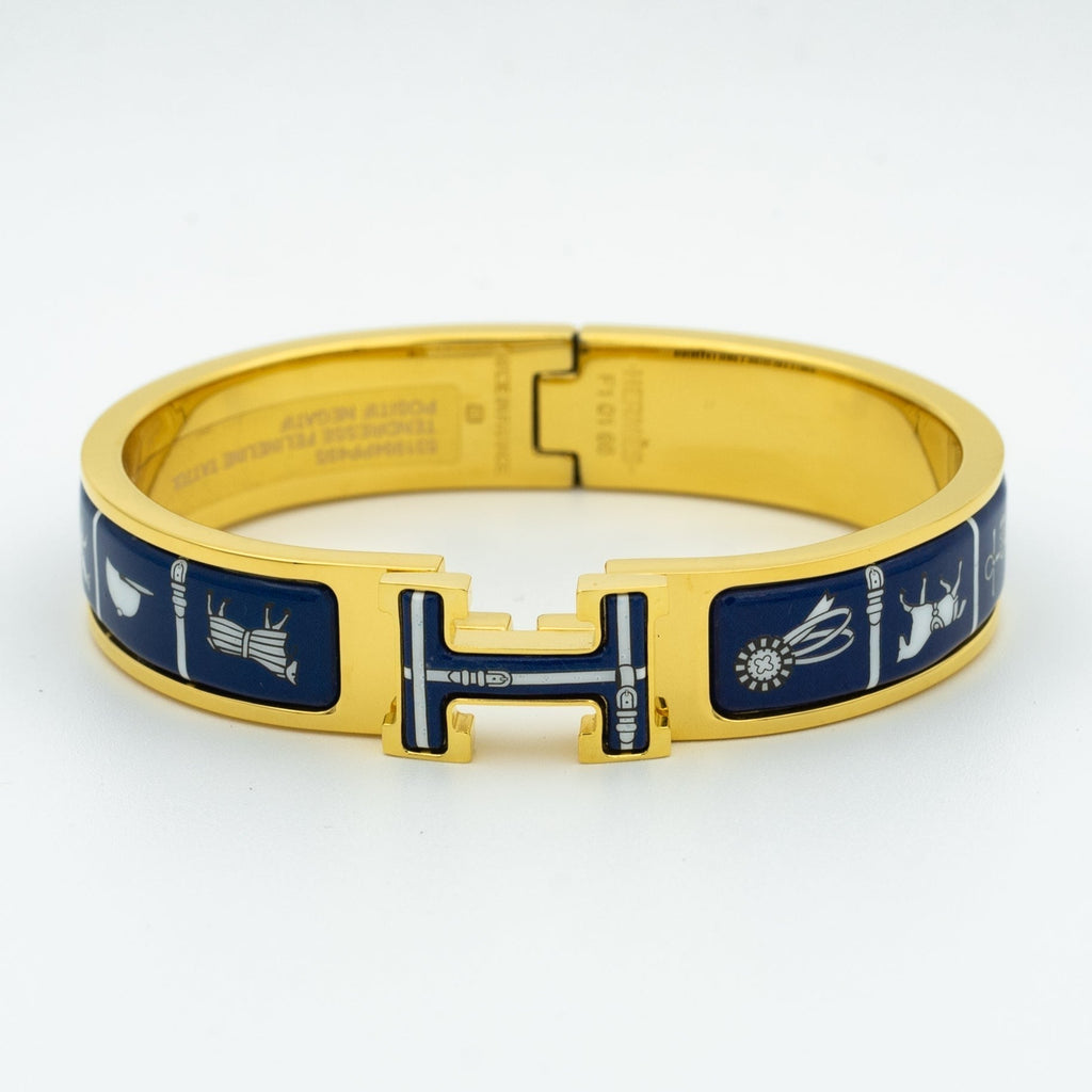 [Shinejoy]H BRACELET BLUE CERAMIC