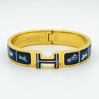 [Shinejoy]H BRACELET BLUE CERAMIC