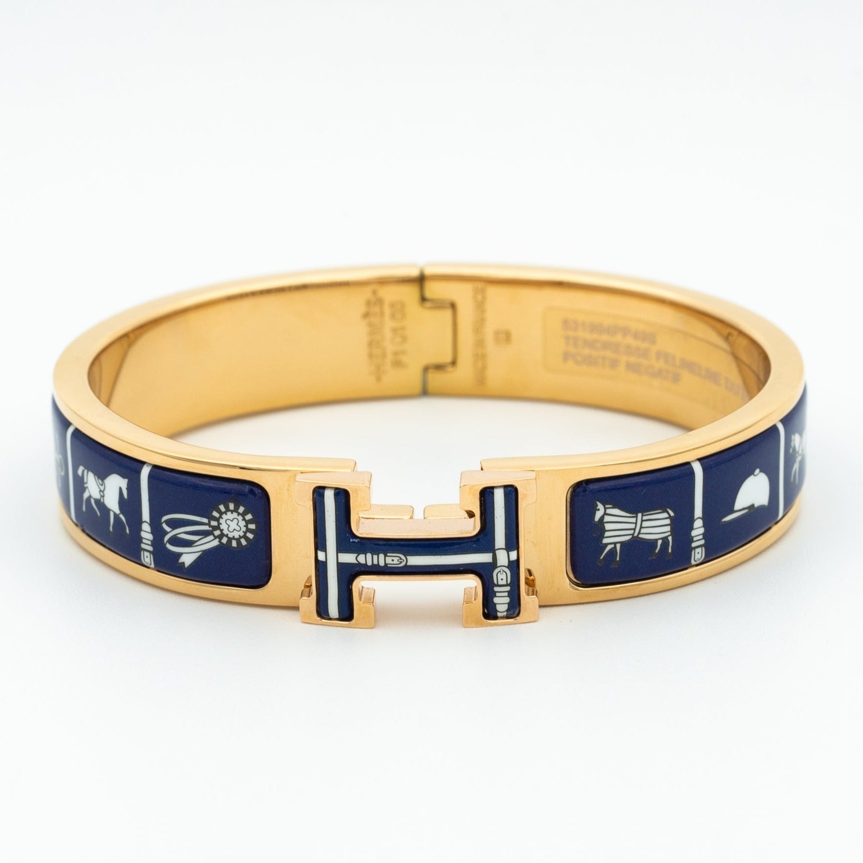 [Shinejoy]H BRACELET BLUE CERAMIC