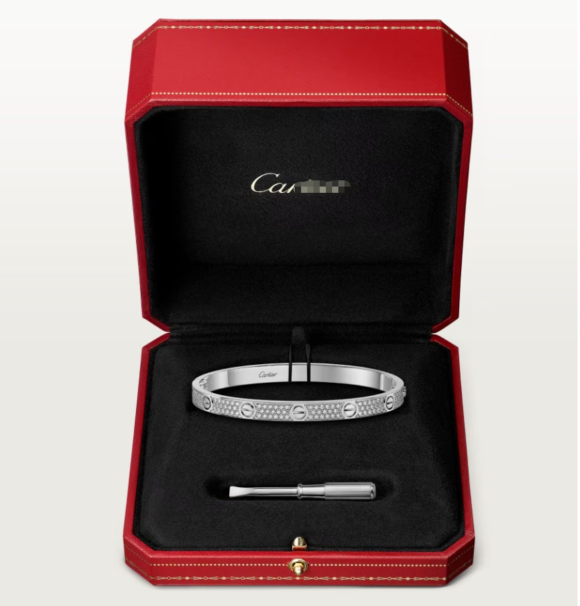 [Shinejoy]NEW-LOVE-4.8MM-Width Diamond-Studded Bracelet