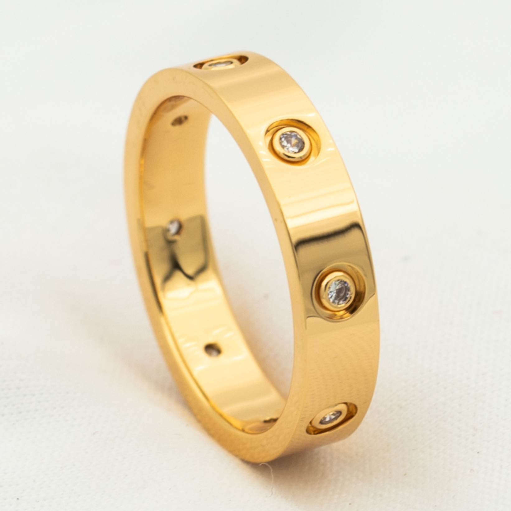 [Shinejoy]LOVE RING 3.6MM 8 DIAMONDS