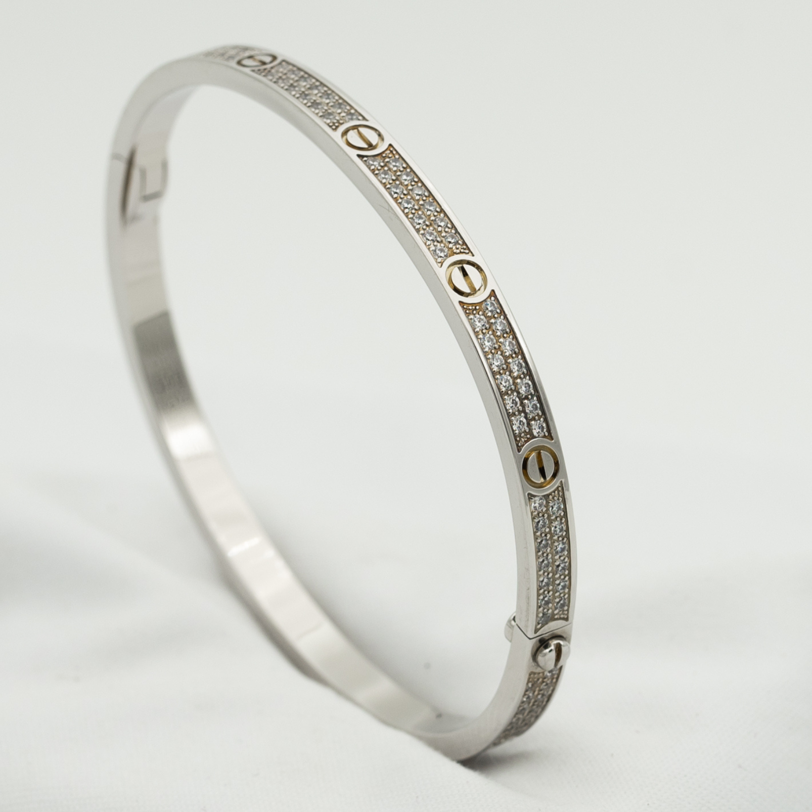 [Shinejoy]LOVE BRACELET 3.65MM DIAMOND-PAVED