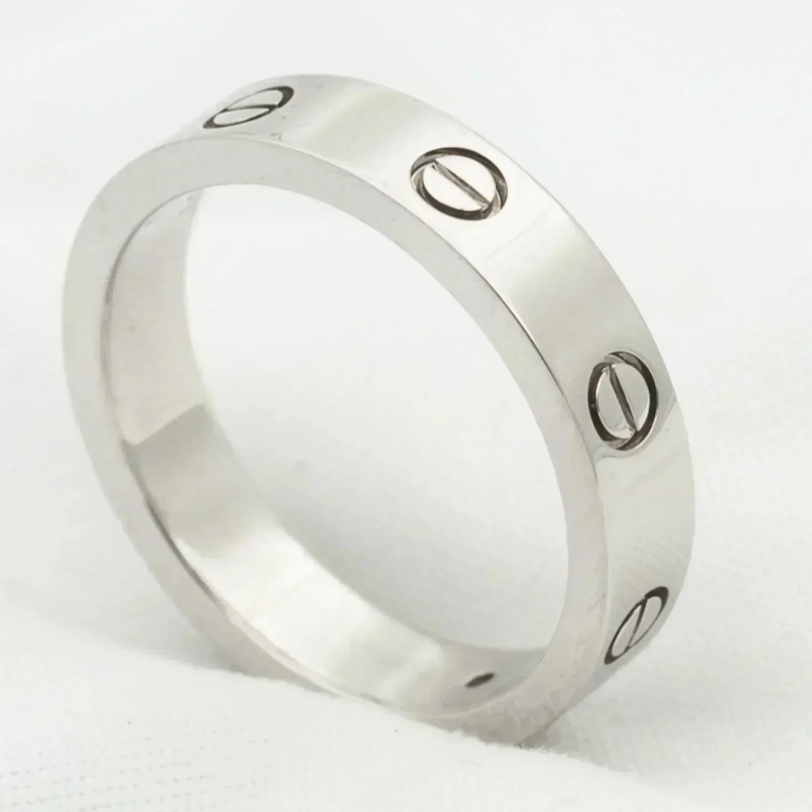 [Shinejoy]LOVE RING 4MM 1 DIAMOND SILVER