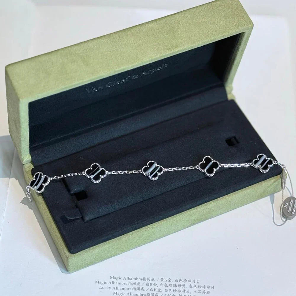 [⭐Shinejoy] CLOVER 5 MOTIF PULSAR STONE BRACELET COLLECTION