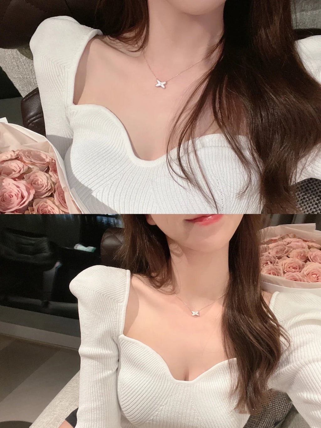 [Shinejoy]JEUX DE COLLIER 1 DIAMANT