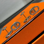 [Shinejoy]HM FULL DIAMOND PIG NOSE STUD EARRINGS