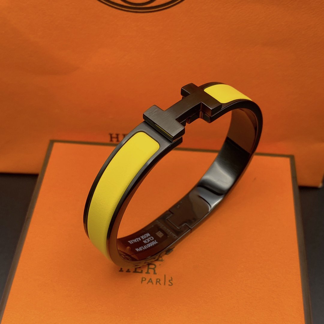 [Shinejoy]CLIC HM SO BLACK YELLOW BRACELET