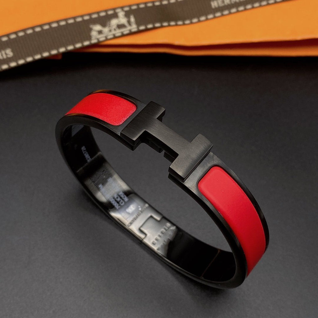 [Shinejoy]CLIC HM SO BLACK RED BRACELET