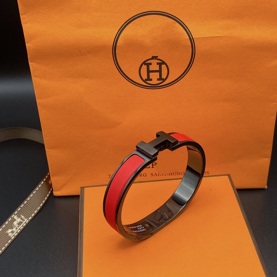 [Shinejoy]CLIC HM SO BLACK RED BRACELET