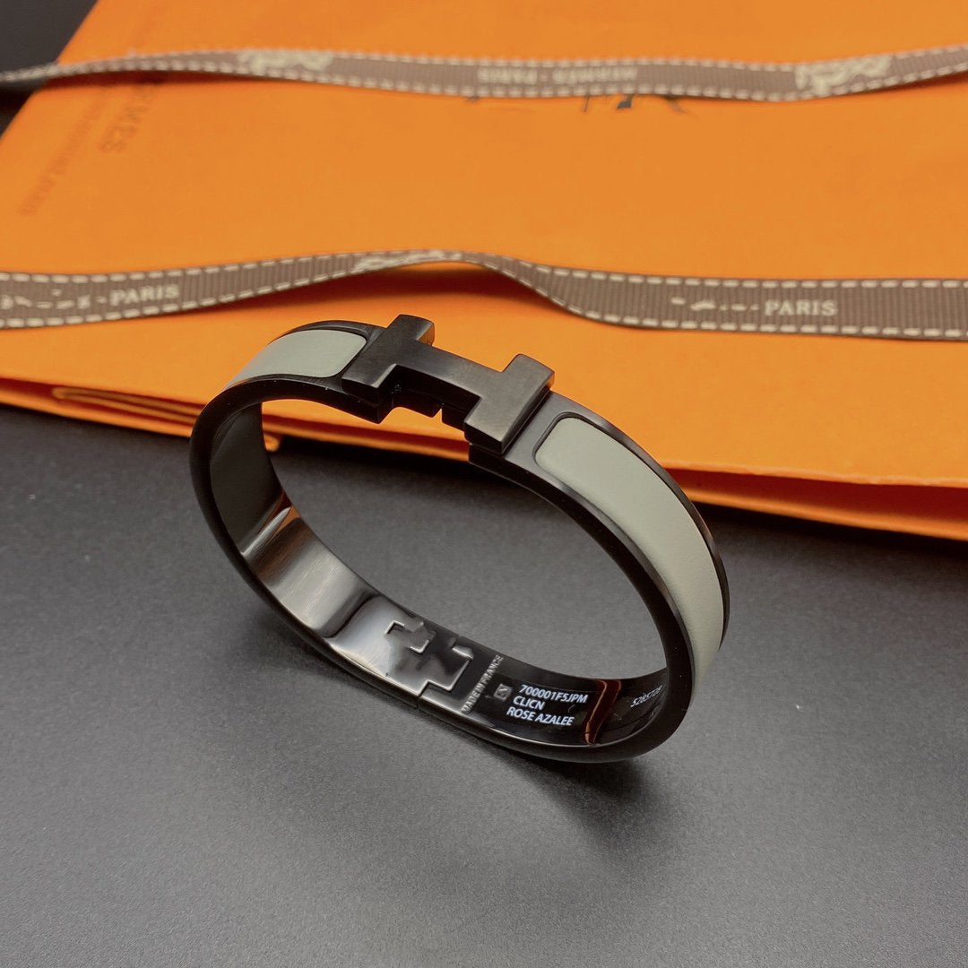 [Shinejoy]CLIC HM SO BLACK GREY BRACELET