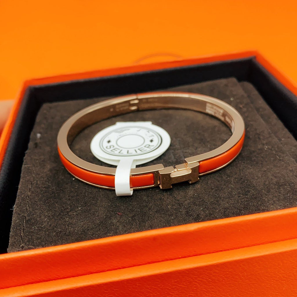 [Shinejoy]CLASSIC HM CLIC RED 8MM ENAMEL BRACELET