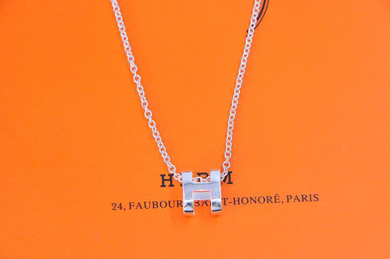 [Shinejoy]HM NECKLACE H LETTER OVAL SERIES