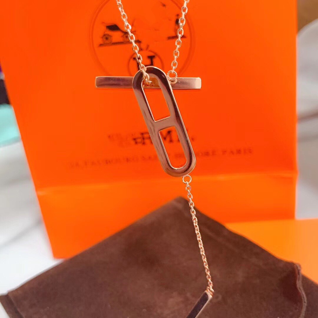 [Shinejoy]HM NECKLACE PLATINUM ROSE GOLD DIAMOND