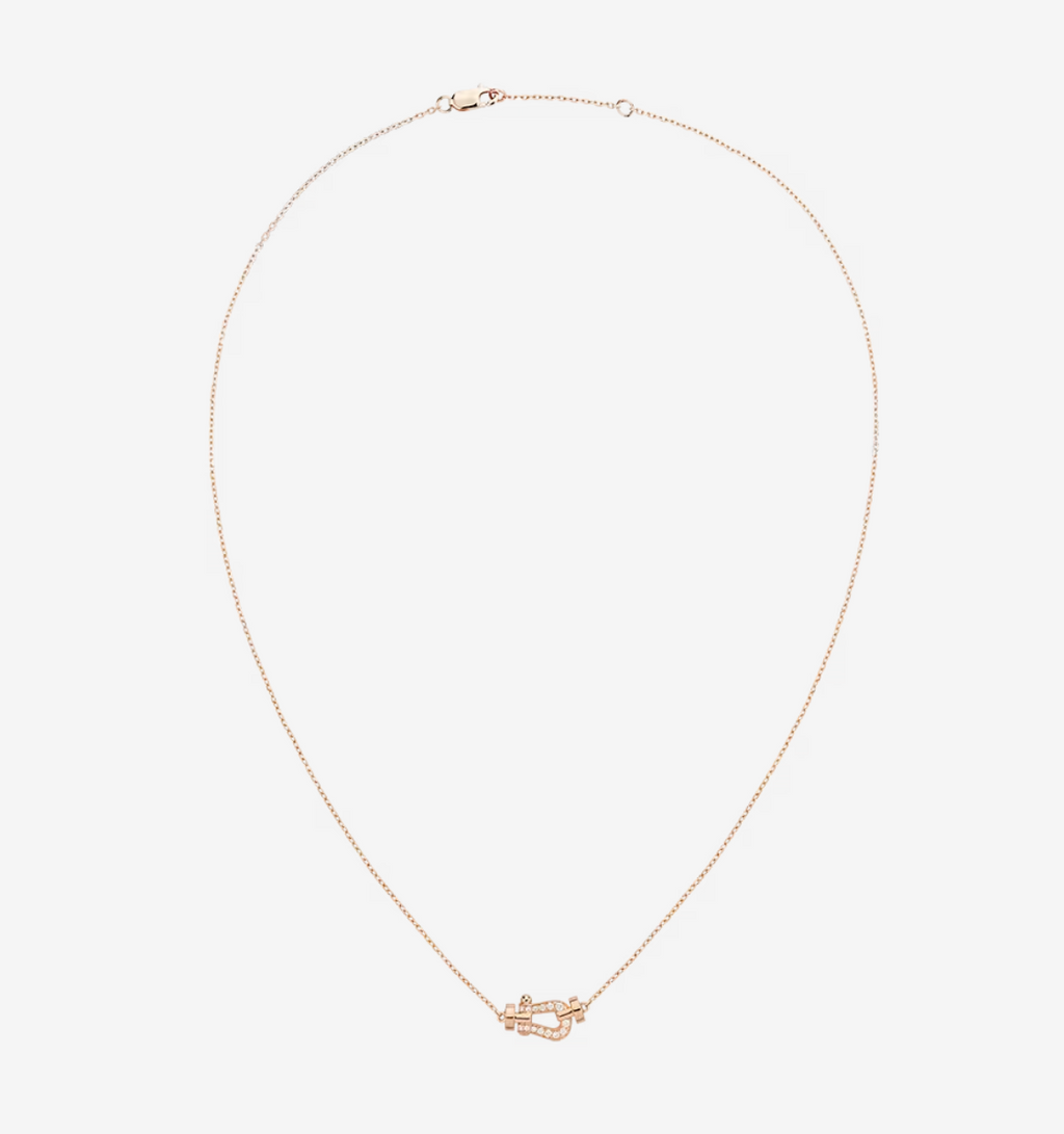 [Shinejoy]FORCE 10 DIAMOND PINK GOLD NECKLACE MINI MODEL