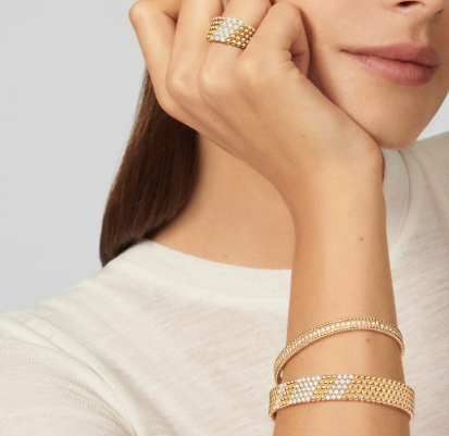 [Shinejoy] BRACELET TRÈFLE AVEC DIAMANTS DE 4 MM