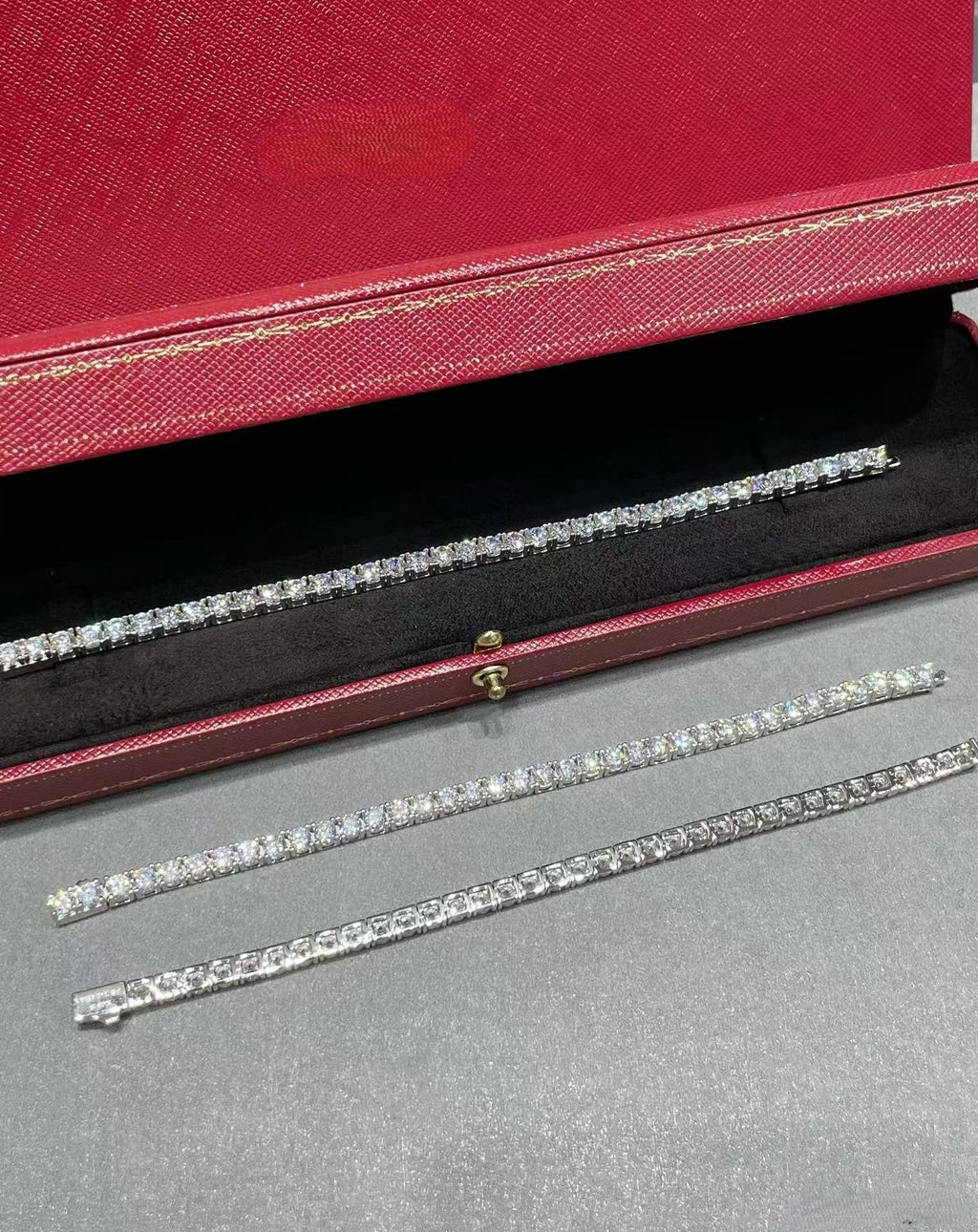 [Shinejoy jewelrys]TENNIS BRACELET WITH FULL DIAMOND SETTING