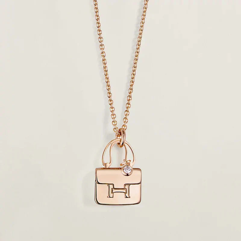 [Shinejoy] COLLIER PÉDIT AMULETTE EN OR ROSE