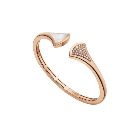 [Shinejoy]DREAM BRACELET OPEN PINK GOLD MOP DIAMOND