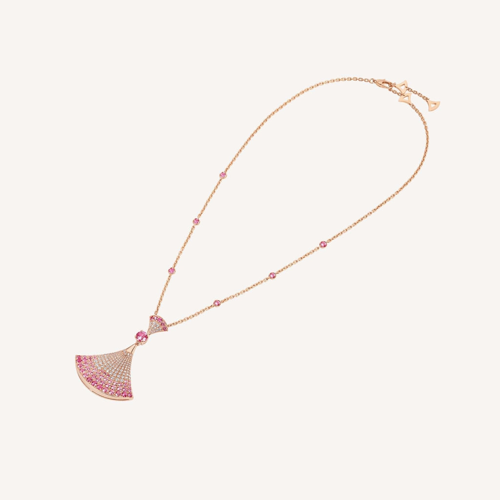 [Shinejoy]DREAM NECKLACK DIAMOND PINK GOLD