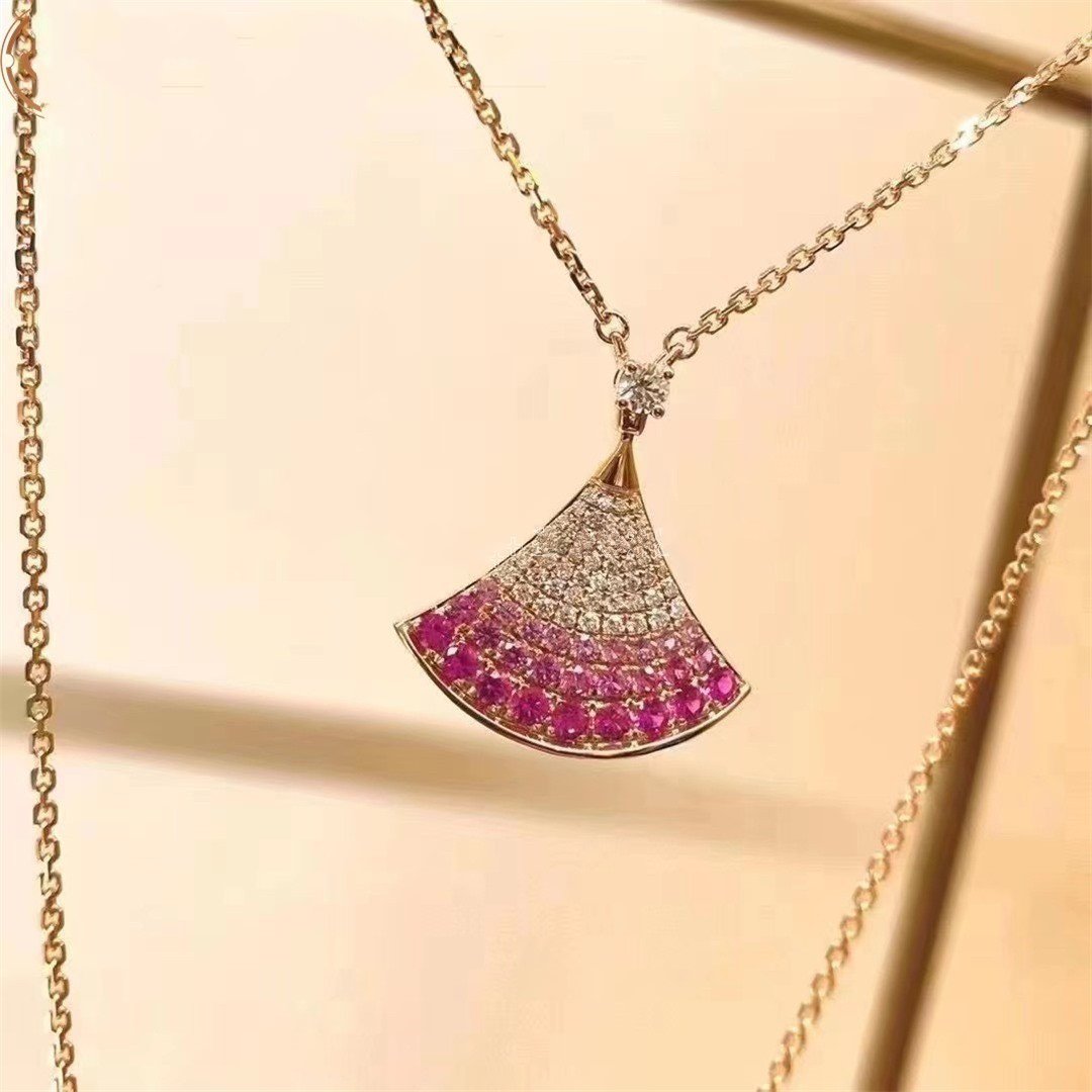 [Shinejoy]DREAM NECKLACE PINK GOLD PINK DIAMOND