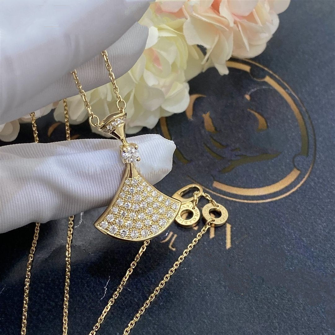[Shinejoy]DREAM NECKLACE GOLD FULL DIAMOND