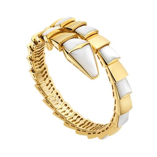 [Shinejoy]SERPENTI BRACELET MOP GOLD