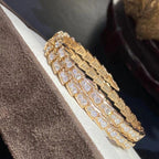 [Shinejoy]SERPENTI BRACELET GOLD DIAMOND DOUBLE ROW
