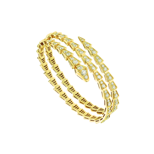 [Shinejoy]SERPENTI BRACELET GOLD DIAMOND DOUBLE ROW