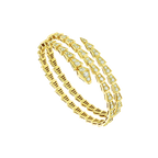 [Shinejoy]SERPENTI BRACELET GOLD DIAMOND DOUBLE ROW