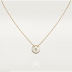 [Shinejoy]AMULETTE ROSE GOLD MOP NECKLACE