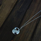 [Shinejoy]AMULETTE SILVER FULL DIAMOND NECKLACE