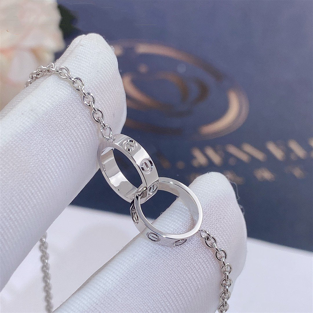 [Shinejoy]LOVE BRACELET DOUBLE RING