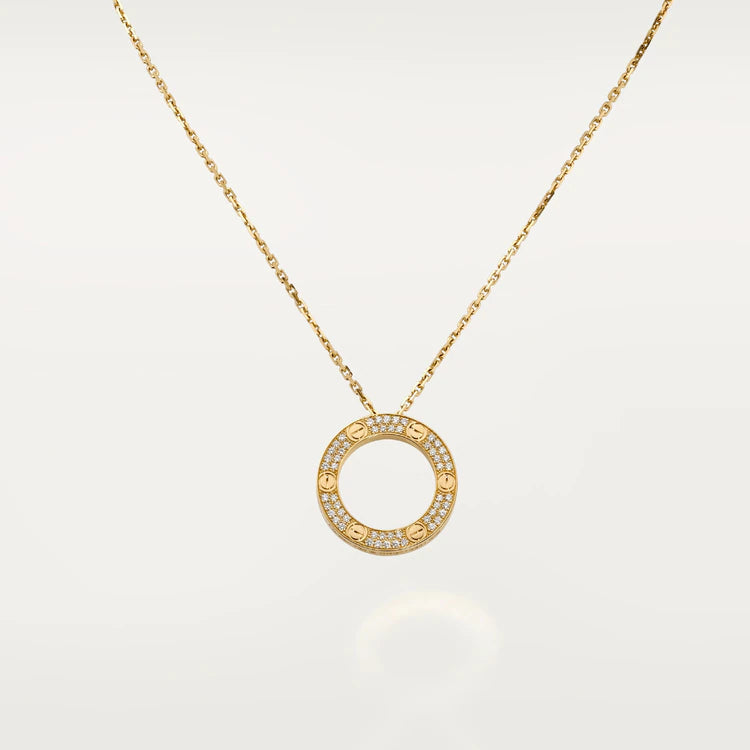 [Shinejoy]LOVE NECKLACE ADJUSTABLE ROSE GOLD