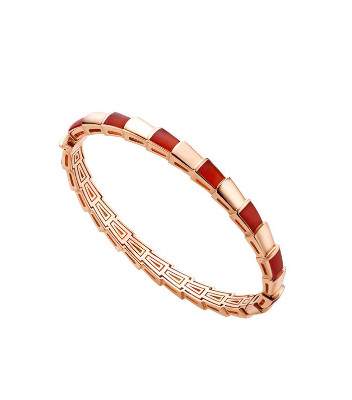 [Shinejoy]SERPENTI BRACELET PINK GOLD RUBELLITE