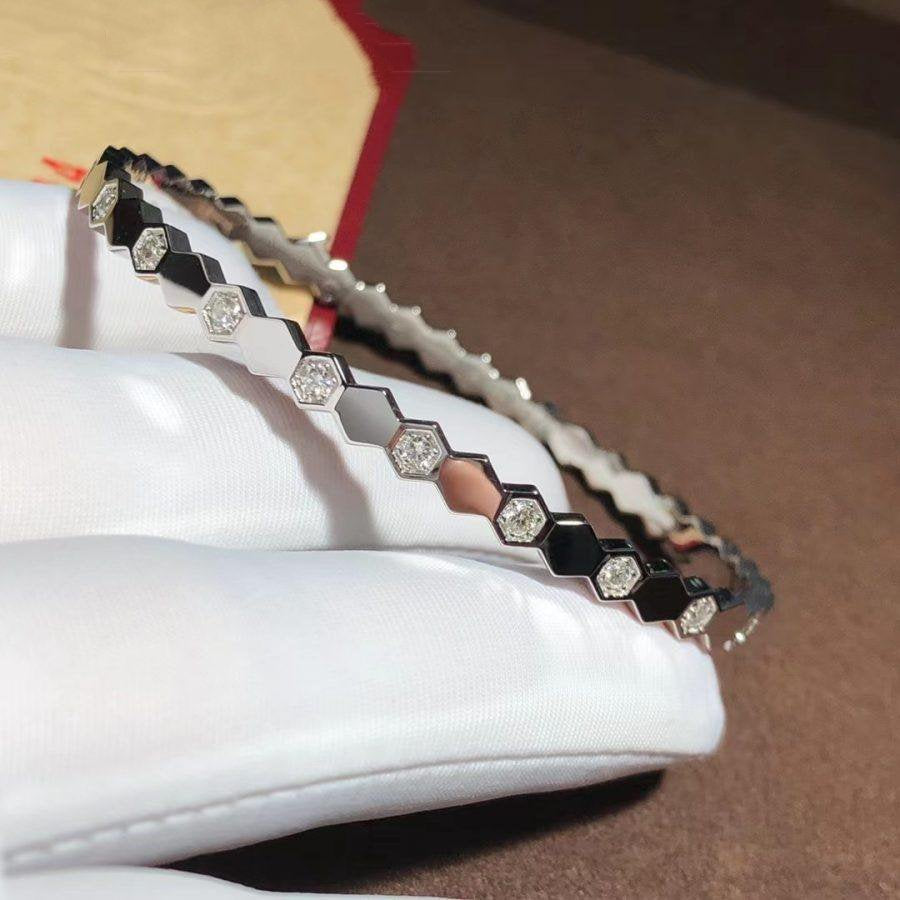 [Shinejoy]BEE LOVE SILVER DIAMOND BRACELET